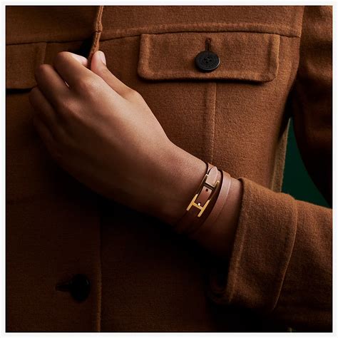 bracelet homme hermes hapi|hermes behapi double tour bracelet.